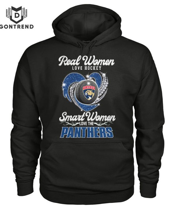 Real Women Love Hockey Smart Women Love The Florida Panthers Unisex T-Shirt