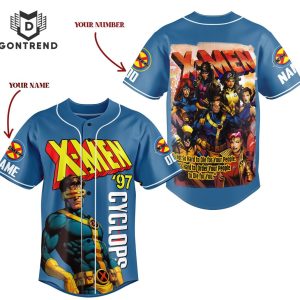 Personalized X-Men 97 Cyckops Baseball Jersey