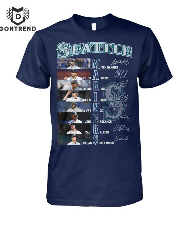 Seattle Mariners Siganture Design Unisex T-Shirt