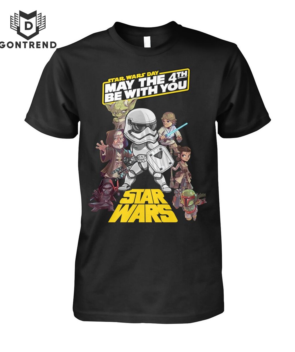 Star Wars Day May The 4th Be With You Design Unisex T-Shirt