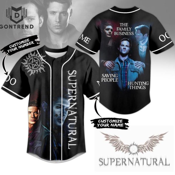 Supernatural The Family Business Saving Peaple Hunting Things Baseball Jersey