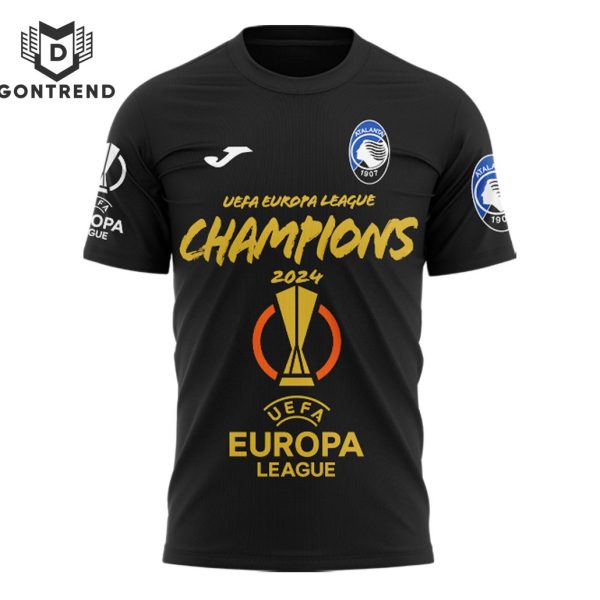 Uefa Europa League Champions Atalanta B.C 1907 Special Design 3D T-Shirt