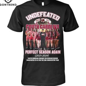 Undefeated 2024 29-0 South Carolina Gamecocks Perfect Season Again Unisex T-Shirt