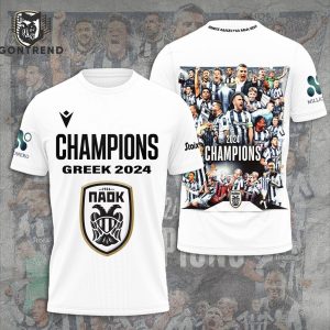 PAOK FC Champions 2024 Bedding Set