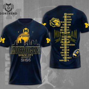 Michigan Wolverines Football Go Blue Baseball Jersey