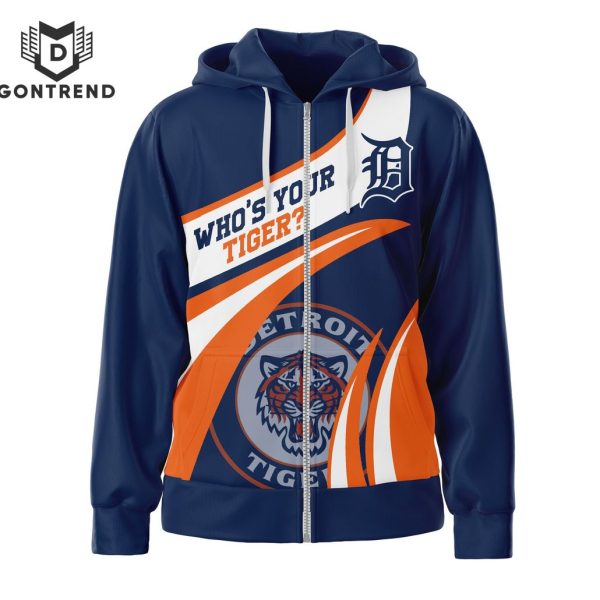 Who Your Tigers Detroit Tigers Zip Hoodie