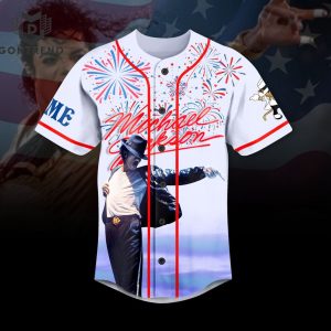 Michael Jackson Siganture Baseball Jersey