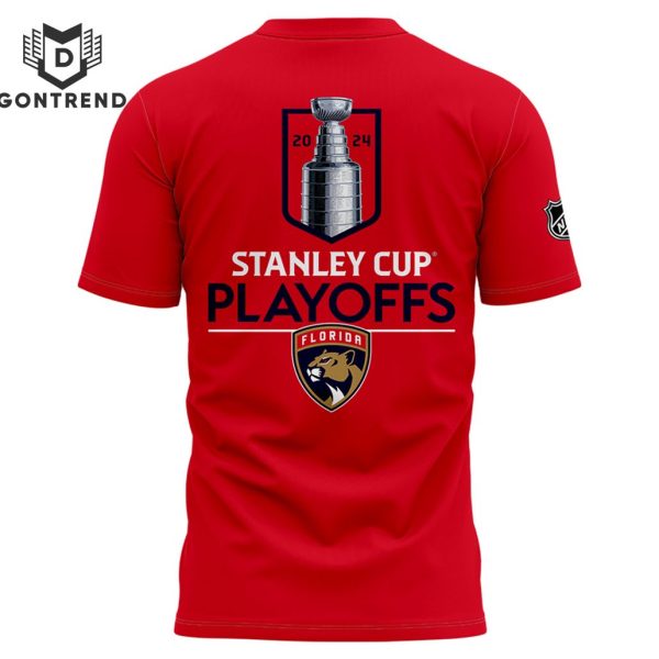 2024 Atlantic Division Champs NHL Florida Panthers Stanley Cup Playoffs Design 3D T-Shirt – White