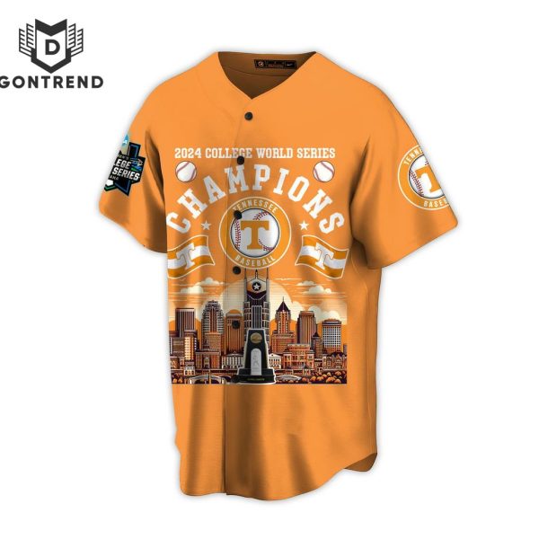 2024 College World Series Champions Tennessee Volunteers Baseball Jersey