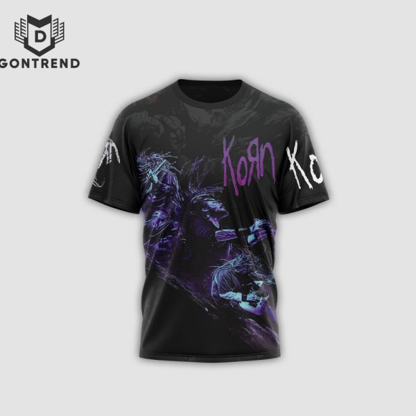 2024 Korn Band Design 3D T-Shirt