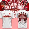 2024 NCAA Division Softball National Champion Oklahoma Sooners 3D T-Shirt