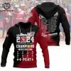 4-Peat NCAA Softball National Champions 2024 Oklahoma Sooners Hoodie