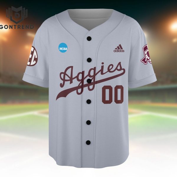 2024 Personalise NCAA Texas A&M Baseball Jersey