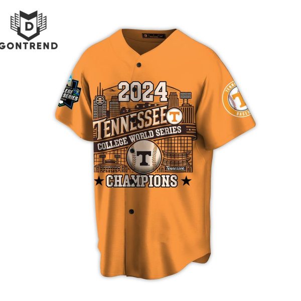 2024 Tennessee Volunteers World Series Champions Baseball Jersey