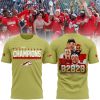 2024 USFL Conference Champions Birmingham Stallions 3D T-Shirt -Red