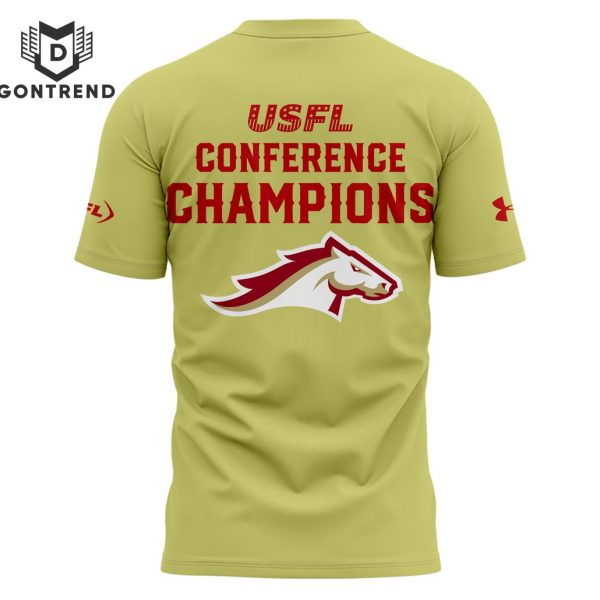 2024 USFL Conference Champions Birmingham Stallions Design 3D T-Shirt