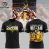 2024 XFL Conference Champions San Antonio Brahmas 3D T-Shirt – Gold