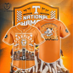 Tennessee Volunteers Baseball Champion 2024 NCAA Division Baseball Jersey