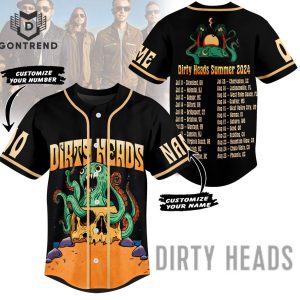 Personalized Dirty Heads Summer 2024 Baseball Jersey