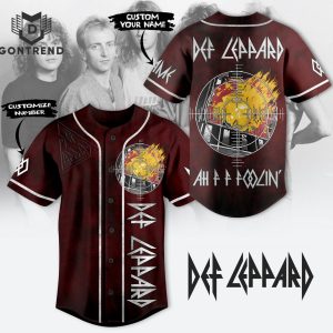 Personalized Def Leppard Baseball Jersey