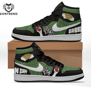 Green Day Design Air Jordan 1 High Top