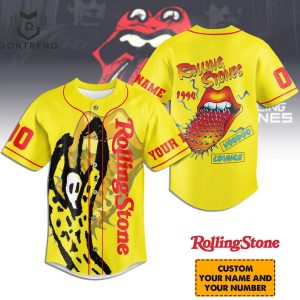 Personalized The Rolling Stones Voodoo Lounge Baseball Jersey