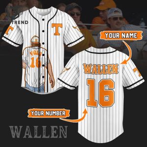 Personalized Tennessee Volunteers Baseball Jersey