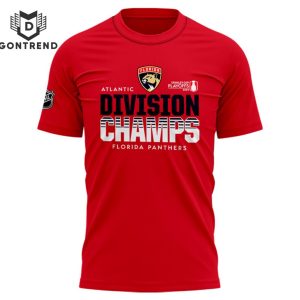 2024 Atlantic Division Champs NHL Florida Panthers Stanley Cup Playoffs Design 3D T-Shirt – White