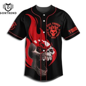 Five Finger Death Punch Little Bit Off Baseball Jersey