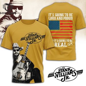 Hank Williams Jr –  All My Rowdy Friends Design 3D T-Shirt