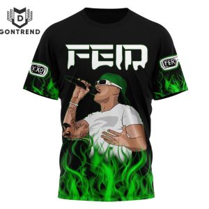 Feid Ferxxocalipsis World Tour Design 3D T-Shirt