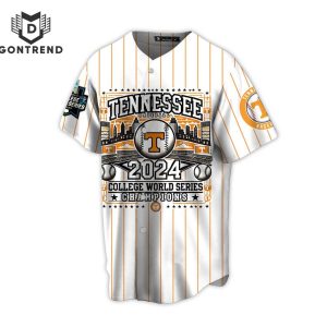 Tennessee Volunteers College World Series Champions 2024 Baseball Jersey – White