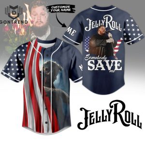 Jelly Roll Somebody Save Me Baseball Jersey