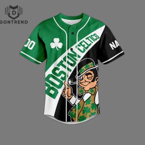 Personalized 2024 NBA Champions Boston Celtics Baseball Jersey