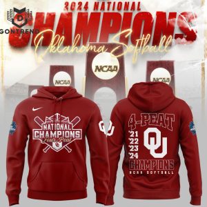 Boomer Sooner 4-Peat National Champion Oklahoma Sooners Hoodie