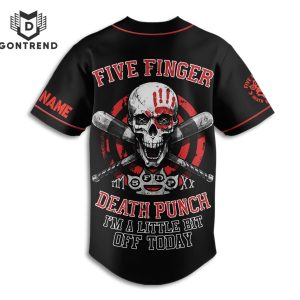 Five Finger Death Punch Little Bit Off Baseball Jersey