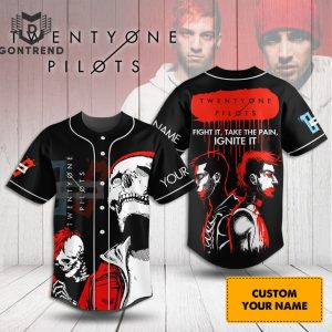 Twenty One Pilots – Fight It Take The Pain Ignite It Baseball Jersey