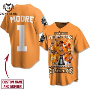 NCAA College Baseball National 2024 Champions Tennessee Volunteers 3D T-Shirt – Black