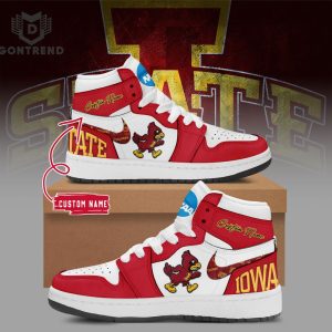 Personalized Iowa State Cyclones 2024 Air Jordan 1 High Top