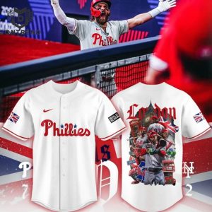 Philadelphia Phillies MLB 2024 Crossing The Pond Baseball Jersey – White