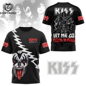 KISS Let Me Go Rock N Roll 3D T-Shirt