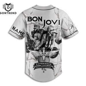 Bon Jovi Experience 40th Anniversary Baseball Jersey