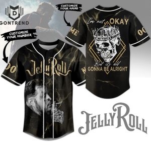 Jelly Roll Im Not Okay But Its All Gonna Be Alright Baseball Jersey