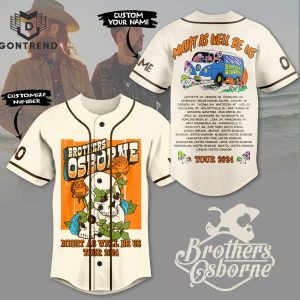 Brothers Osborne Might As Well Be Us Baseball Jersey