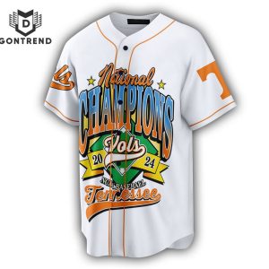 National Champions 2024 NCAA Tennessee Volunteers Baseball Jersey