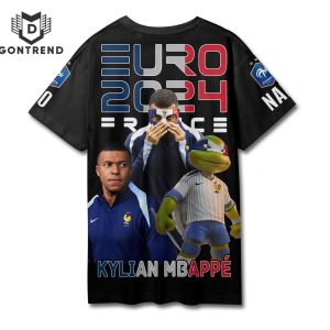 Personalized Euro 2024 France Kylian Mbappe 3D T-Shirt