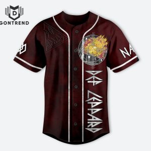 Personalized Def Leppard Baseball Jersey