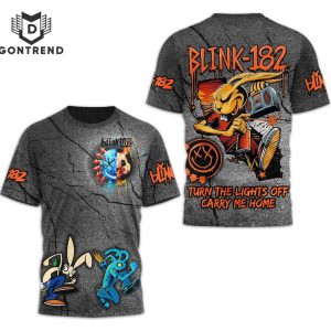 Blink-182 Turn The Lights Off Carry Me Home 3D T-Shirt