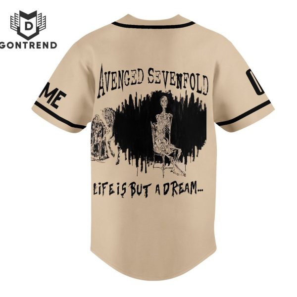 Avenged Sevenfold Life Is But A Dream Baseball Jersey