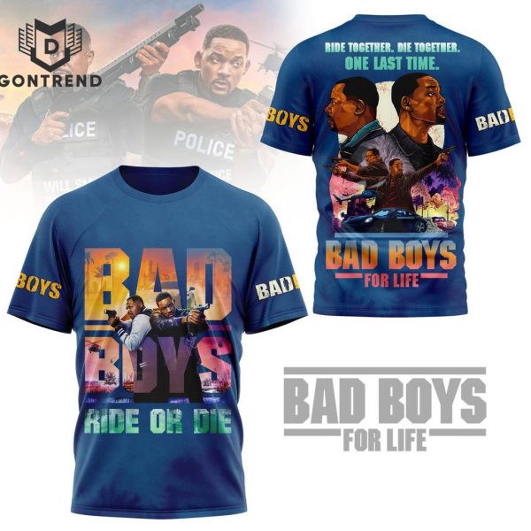 Bad Boys For Life Design 3D T-Shirt